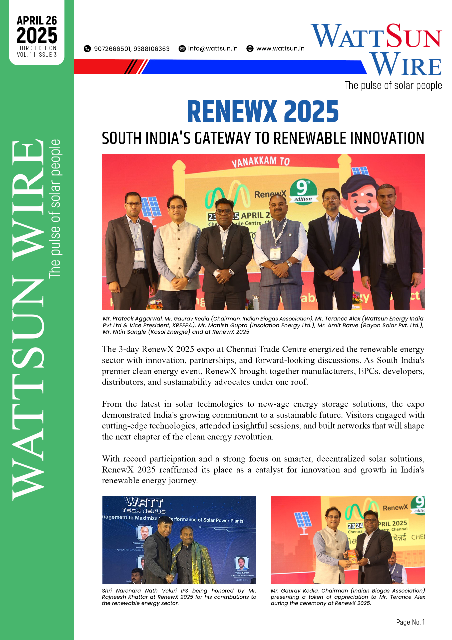 Wattsun - Never Ending Energy