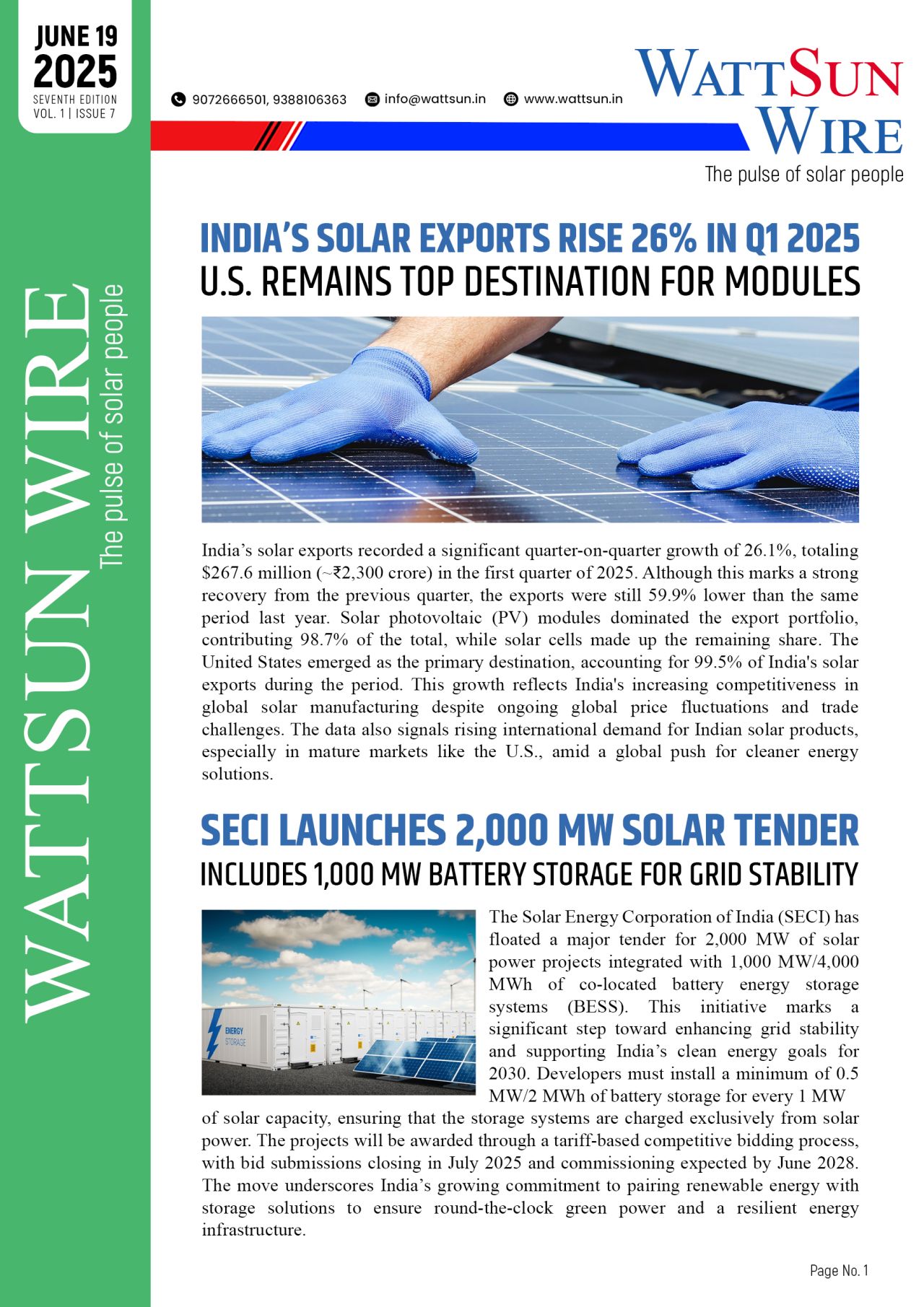 Wattsun - Never Ending Energy